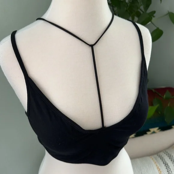 Express • Black Strappy Bralette - Picture 2 of 7